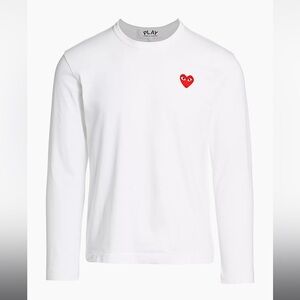 Nwt. Comme des garcons play long sleeve tee